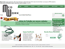 Tablet Screenshot of medwork.com.br